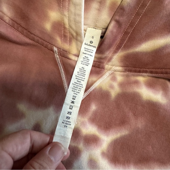 Lululemon All Yours Hoodie Tie Dye *Fleece - Picture 7 of 8